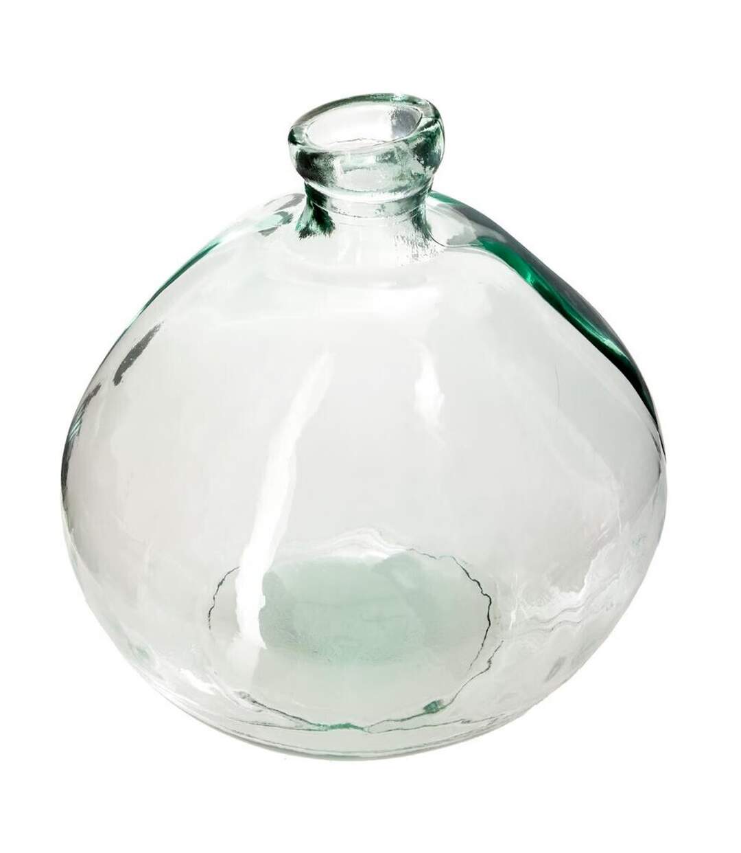 Vase Rond en Verre Recyclé Ballon 22cm Transparent-1