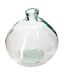 Vase Rond en Verre Recyclé Ballon 22cm Transparent-1