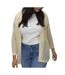 Gilet beige femme vero moda breezy-1