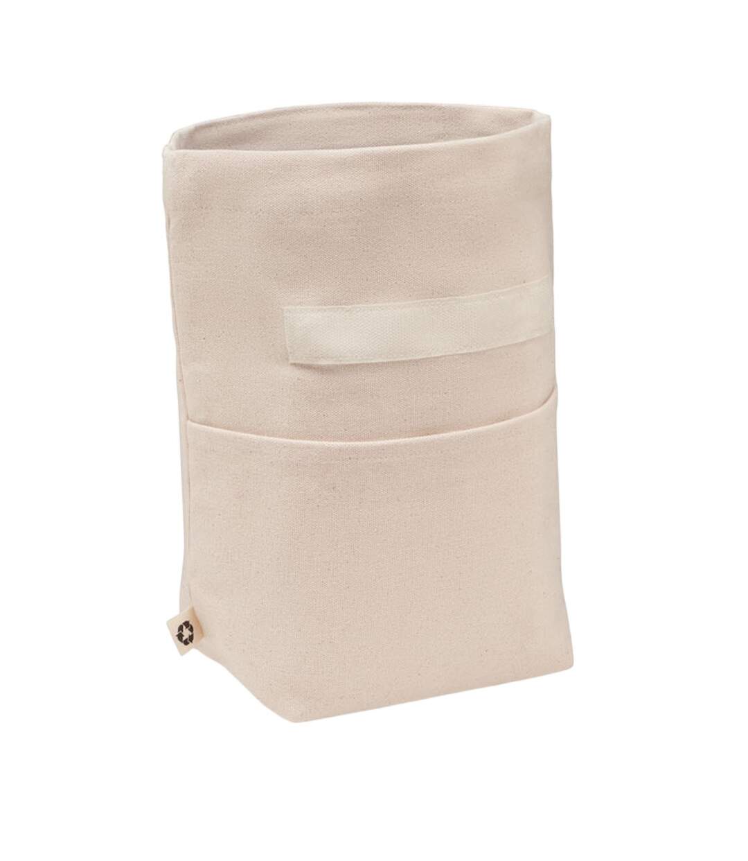 Recoba recycled cotton cooler bag 30cm x 18cm x 14cm beige MidOcean-3
