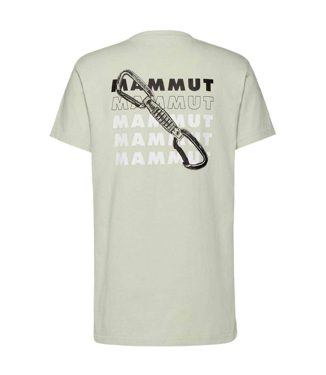 T-shirt Motif/style Imprimé Au Dos Homme Sauge Argenté Mammut-2