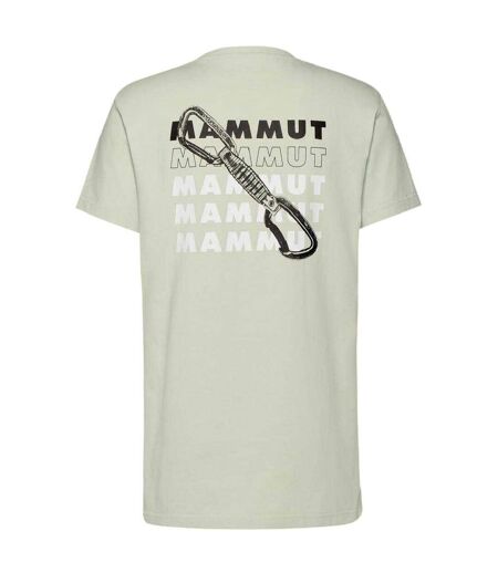 T-shirt Motif/style Imprimé Au Dos Homme Sauge Argenté Mammut