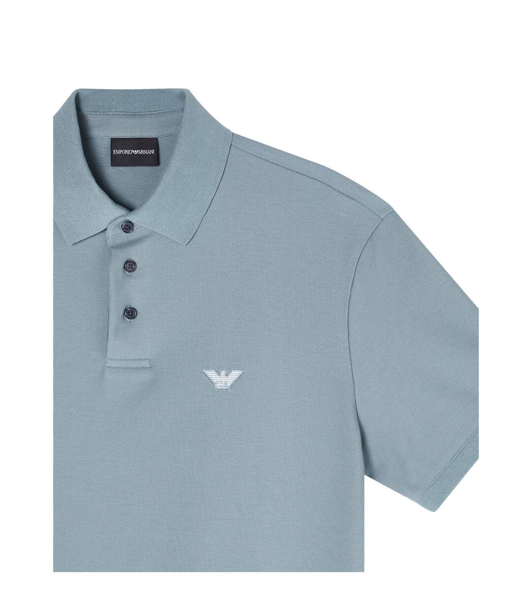 Polo Homme Gris Bleu Emporio Armani EA7-3