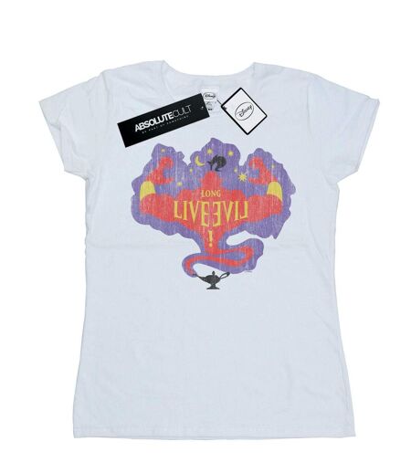 Disney - T-shirt THE DESCENDANTS GENIE LONG LIVE - Femme (Blanc) - UTBI17640