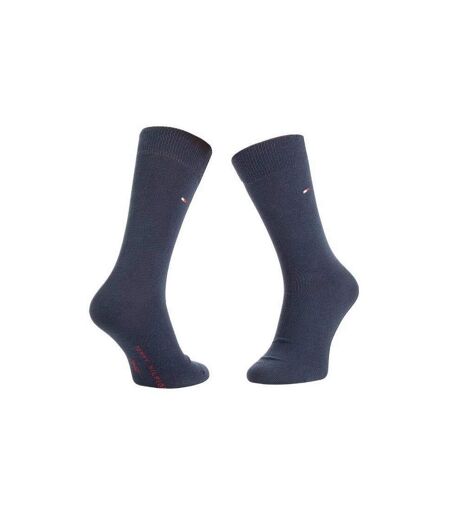 Chaussettes Motif/style Logo Brodé Homme Bleu Marine Rouge Tommy Hilfiger