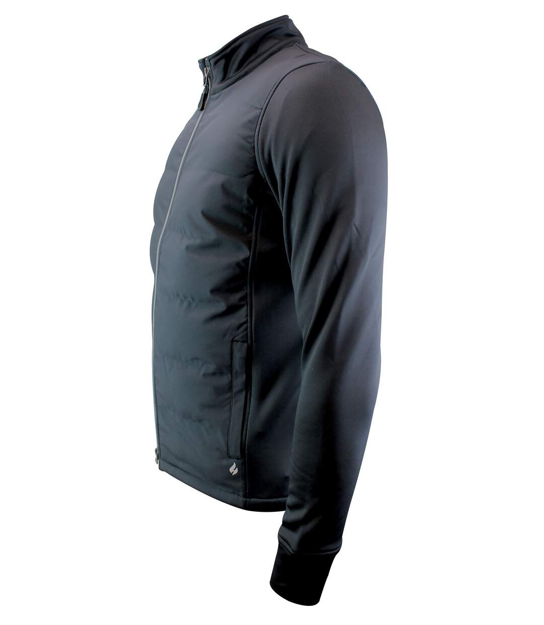 Mens Hybrid Fleece Lined Jacket with Full Zip-2