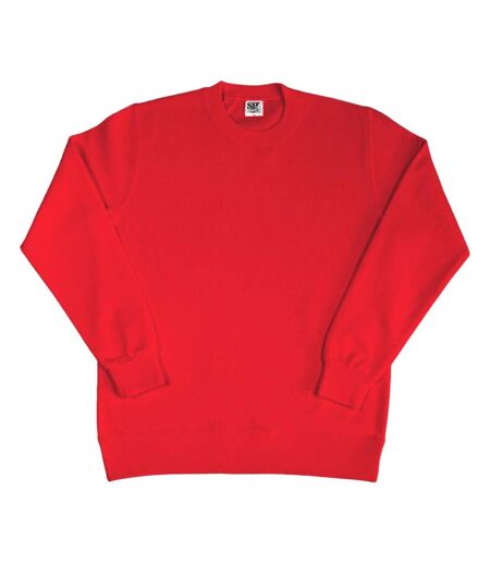 Sweatshirt À Manches Longues Femme Rouge SG