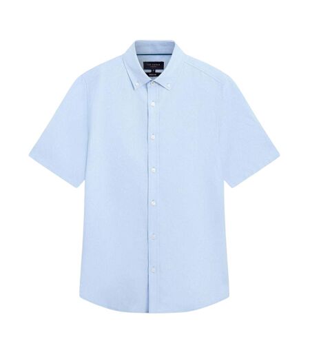 Chemise Manches Courtes Homme Bleu Clair Ted Baker