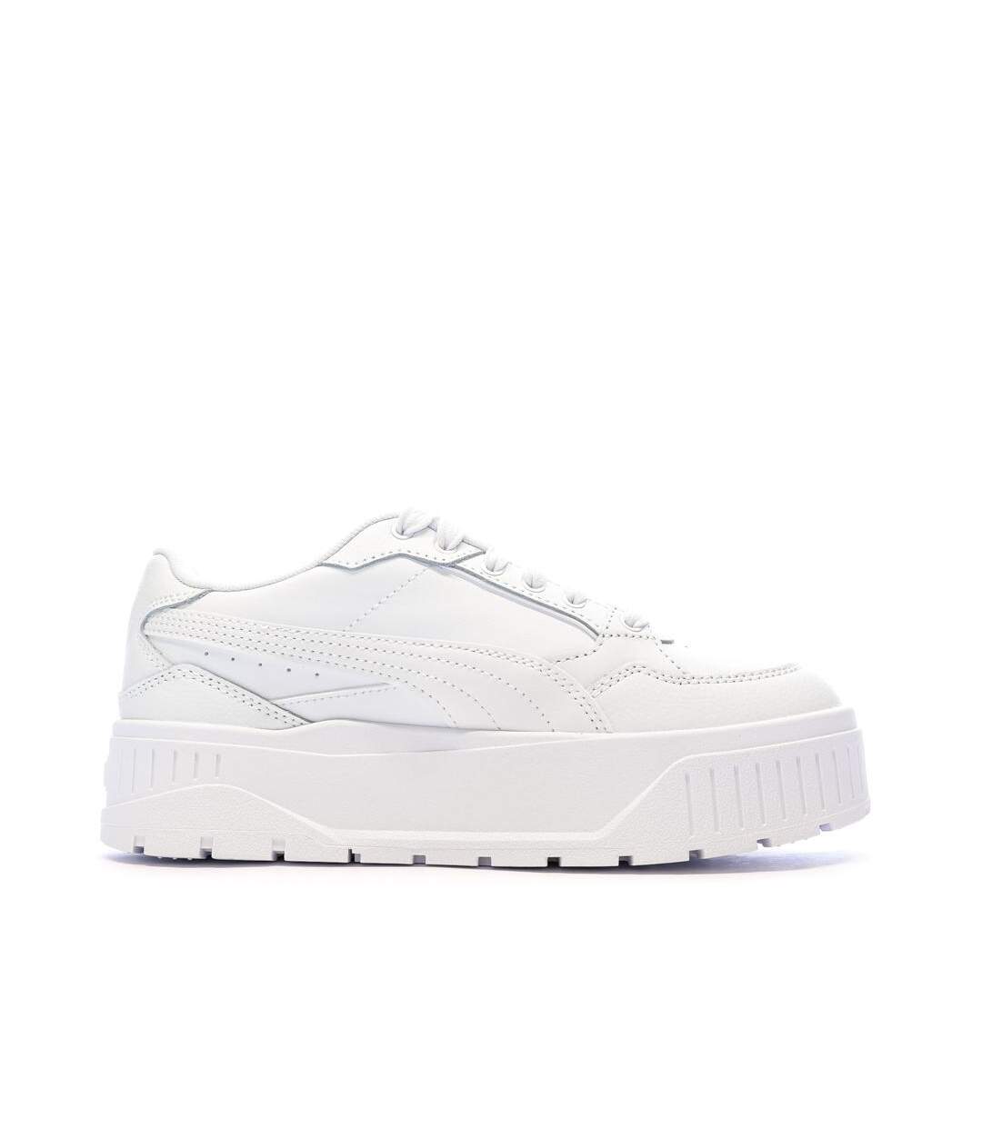 Baskets blanches femme puma karmen 397461-2