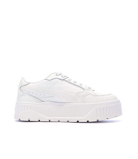 Baskets blanches femme puma karmen 397461