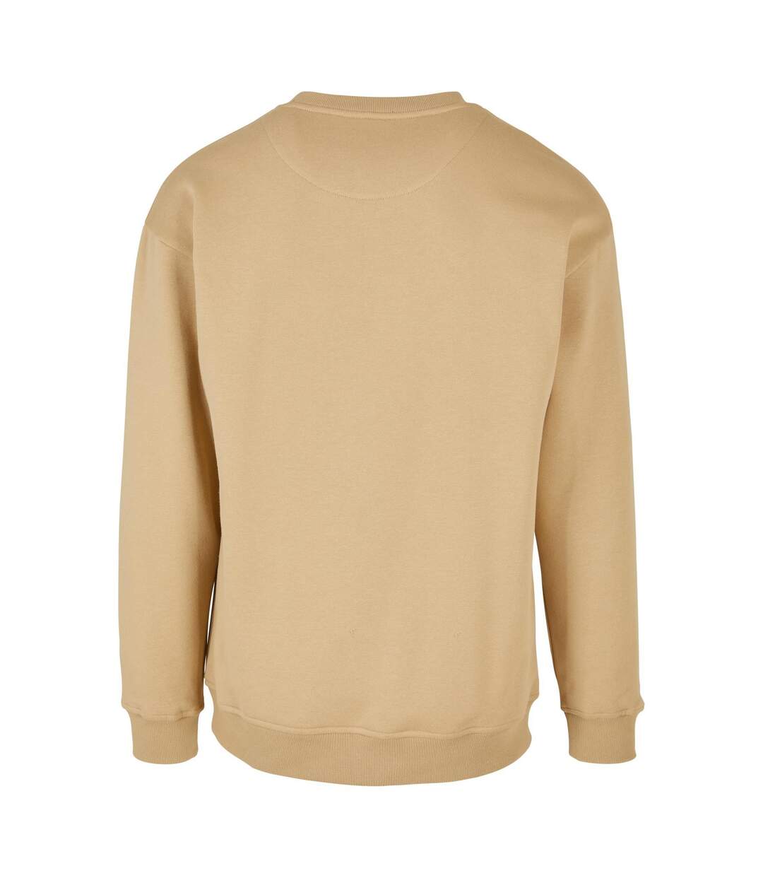 Mens Crew Neck Plain Sweatshirt Union Beige Build Your Brand-2
