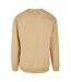 Mens Crew Neck Plain Sweatshirt Union Beige Build Your Brand-2