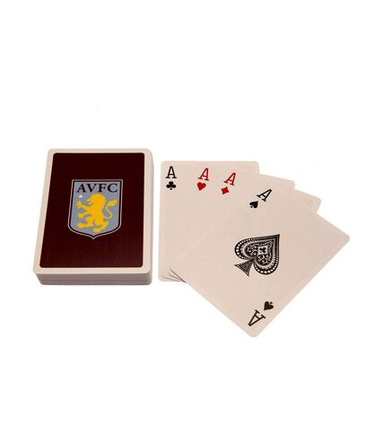 Aston Villa FC - Jeu de cartes (Bordeaux / Blanc) (Taille unique) - UTBS3896
