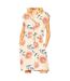 Robe Chemise Beige à fleurs Femme LEE Tropical - M