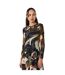 Robe Courte Femme Noir Ted Baker-1