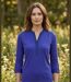 Tee-shirt MAYFLOWER DIMAGO5 manches longues : le chic du bleu bi-matière-1