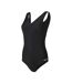 Womens/ladies Wakefield One Piece Swimsuit Black Regatta-3