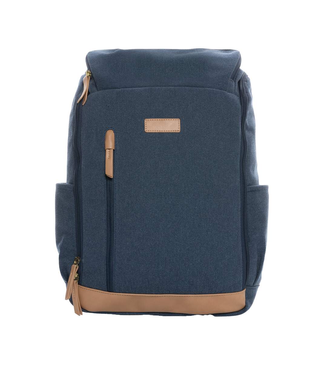 Impact aware recycled canvas laptop backpack one size blue XD Collection-1