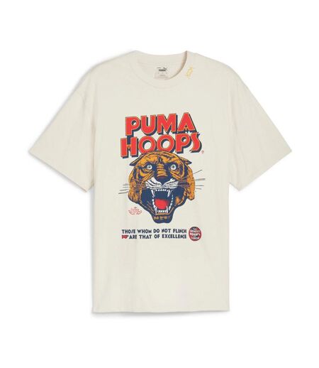 T-Shirt blanc homme puma showtime - l