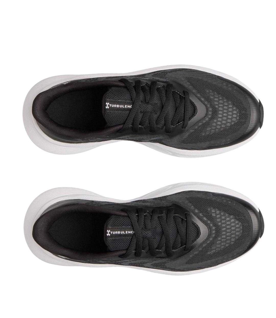 Baskets Armour Charged+ Turbulence Femme Noir Blanc Under Armour-3