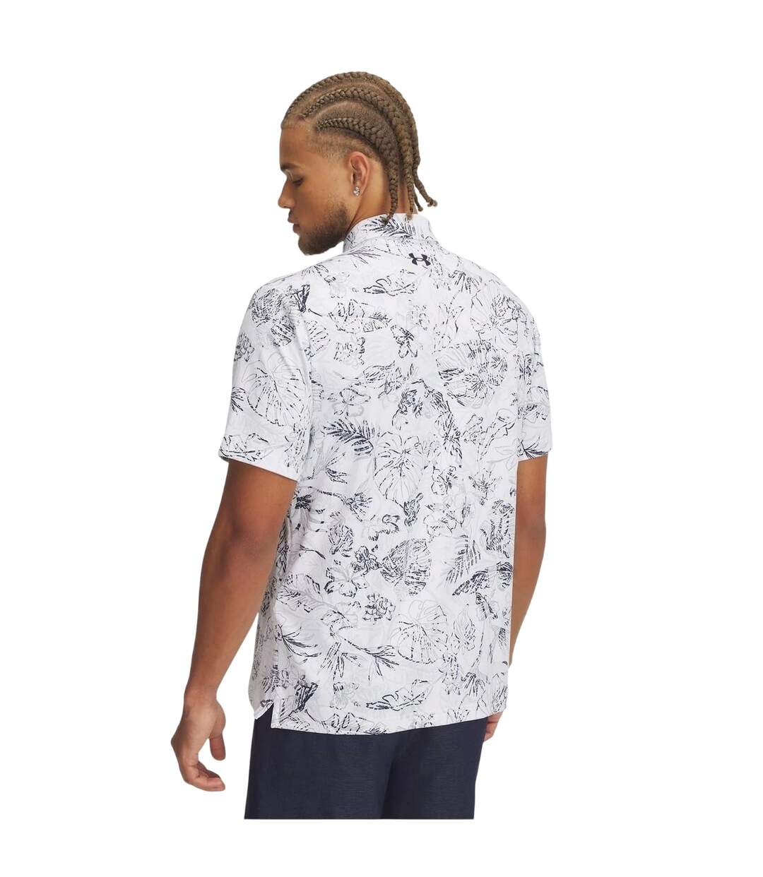 Polo Playoff Homme Blanc Under Armour-2