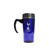 Tottenham Hotspur FC Tasse de voyage officielle pour le football (Bleu / argent) (Taille unique) - UTBS260