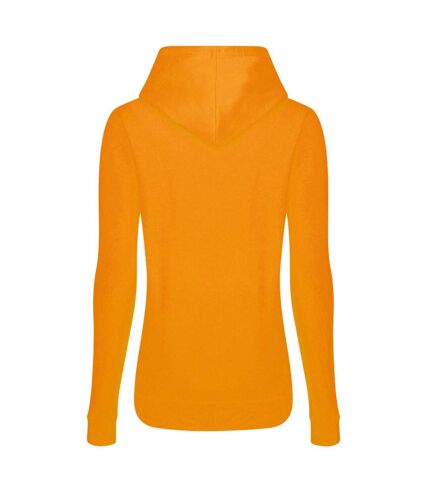 AWDis Just Hoods Womens/Ladies Girlie College Pullover Hoodie (Orange Crush)