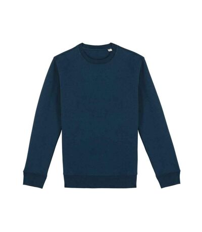 Unisex adult crew neck sweatshirt peacock blue Native Spirit