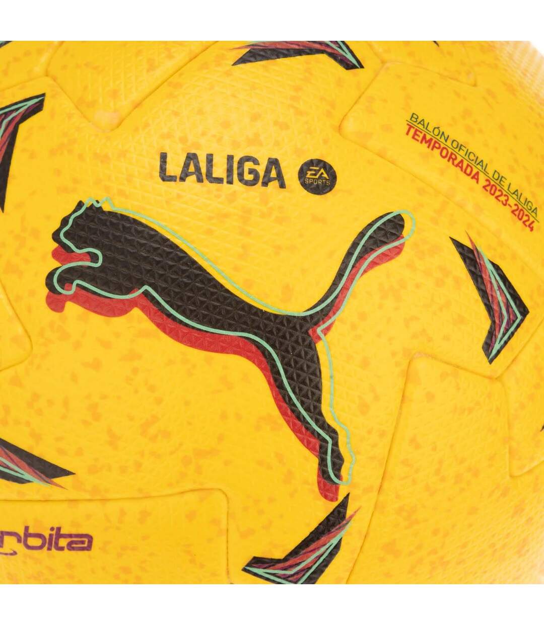 Ballon De Foot Orbita Laliga Taille 5 Jaune Puma-2