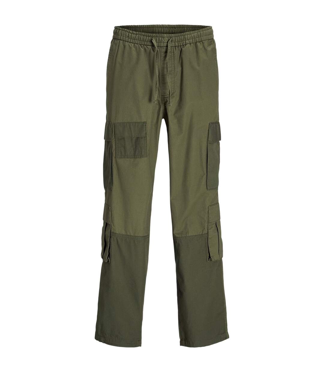 Mens Tapered Cargo Trousers Dusty Olive Jack And Jones-1