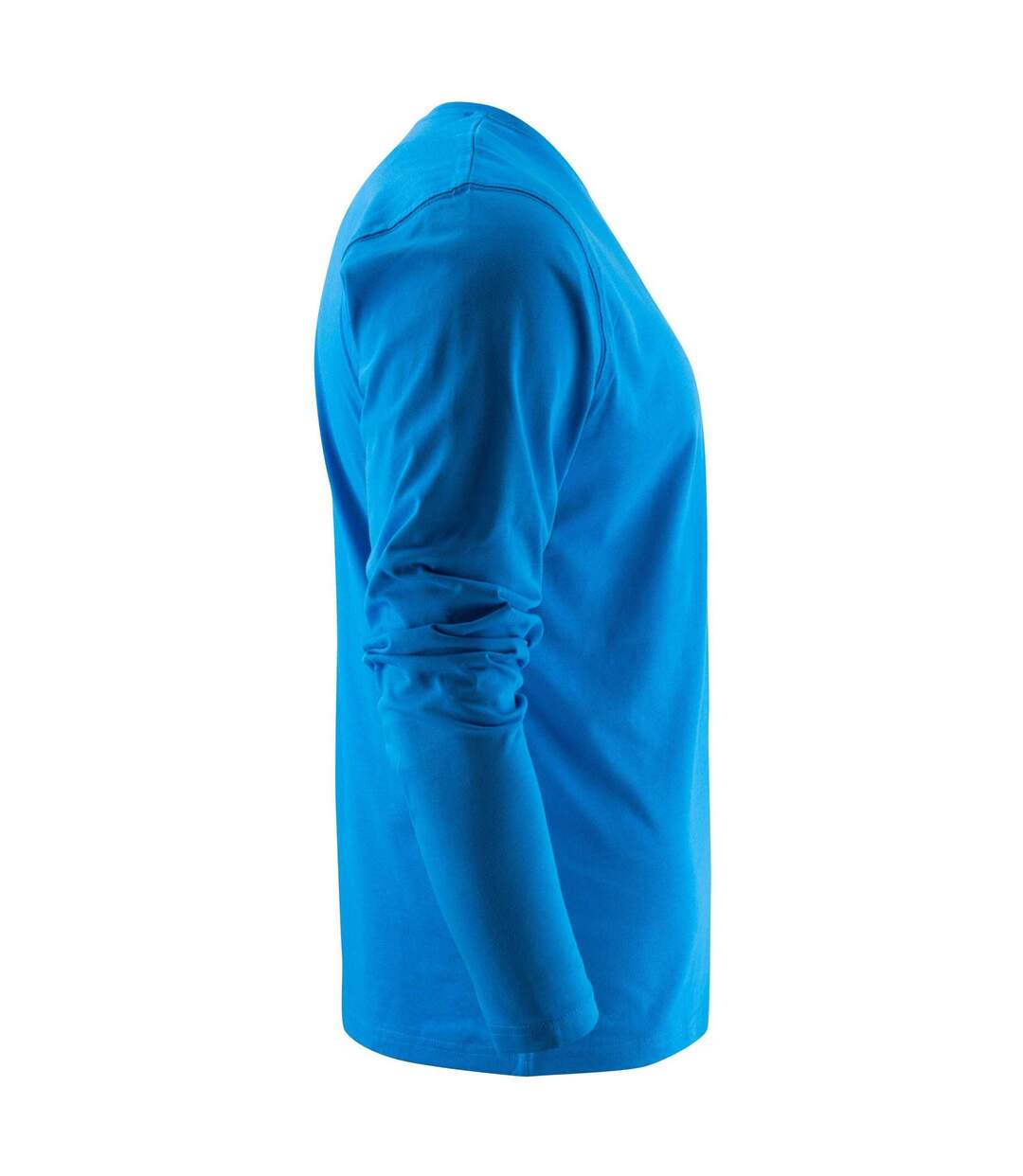 T-shirt Manches Longues Heavy Homme Bleu Océan Printer-4