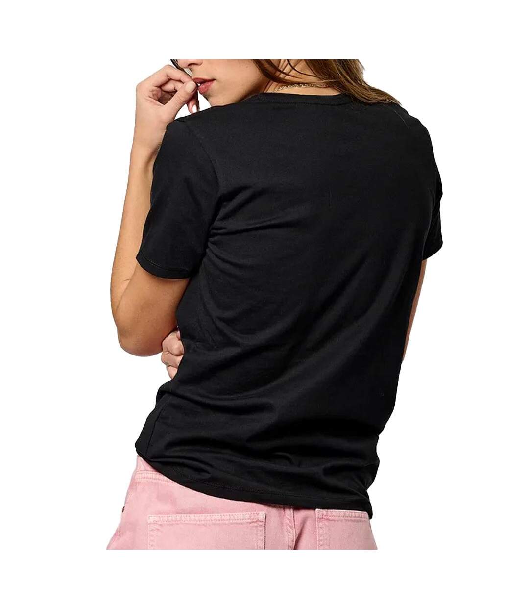 T-shirt Noir Femme Kaporal ELOAE - L-2