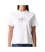 T-Shirt blanc femme calvin klein jeans classic seasonal-1
