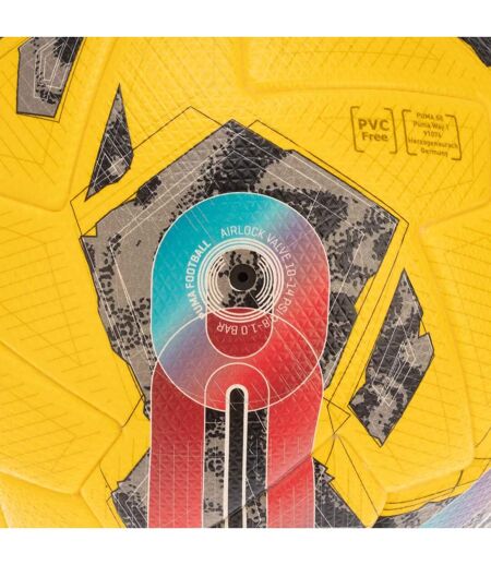 Ballon De Foot Orbita Tb Taille 5 Jaune Puma