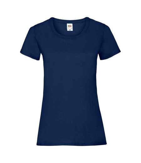 T-shirt valueweight femme bleu marine Fruit of the Loom