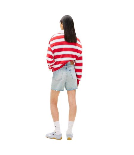 Short En Jean Motif/style Logo Homme Bleu Clair Tommy Jeans
