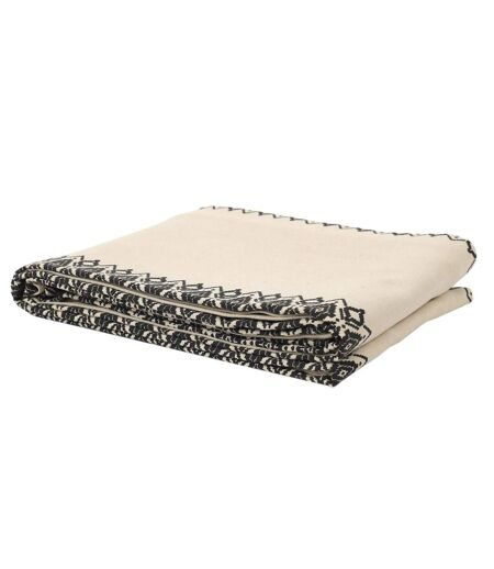 Nappe Imprimée Ethnique 140x250cm Beige