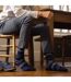 Mens Ultra Lite Thermal Socks Warm Lightweight Winter Dress Socks-4