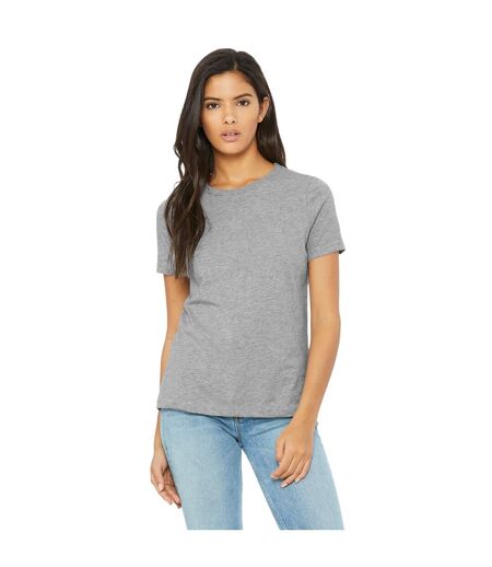 T-shirt femme gris Bella + Canvas