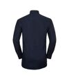 Russell Collection Mens Long Sleeve Easy Care Oxford Shirt (Bright Navy) - UTBC1023