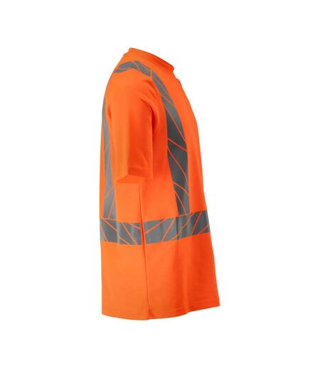 T-shirt Accelerate Safe Homme Orange Fluo Mascot