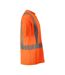 T-shirt Accelerate Safe Homme Orange Fluo Mascot-3