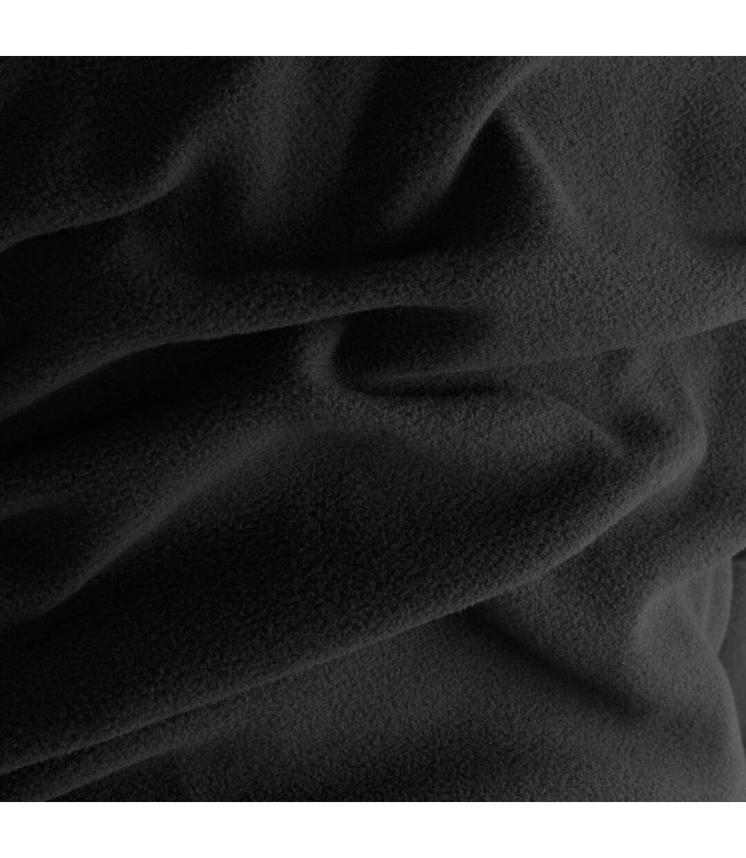 Mens Active Microfleece Quarter Zip Fleece Top Black Regatta-4