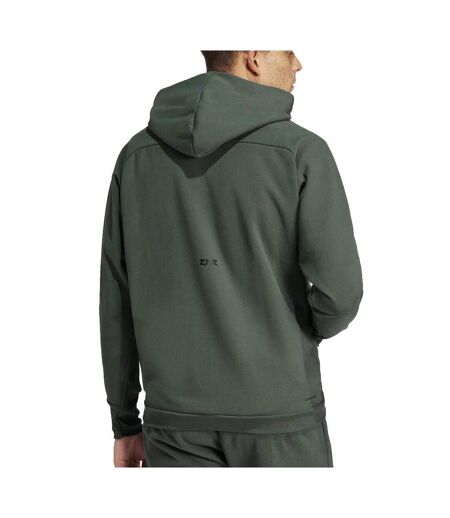 Sweat zippé kaki homme adidas ir5240 - l