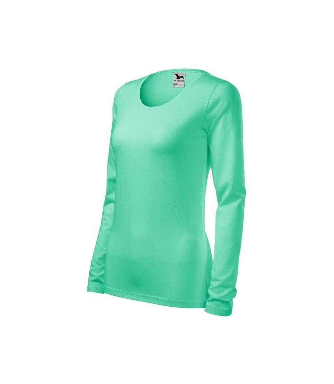 T-shirt Manches Longues Femme Vert Clair Malfini-3