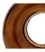 Vase Design en Verre Circle 20cm Ambre-2