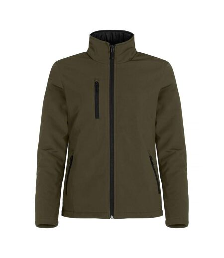 Doudoune Softshell Femme Vert Kaki Clique