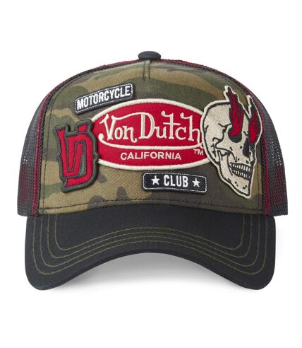 Casquettes homme trucker avec filet et patch Von Dutch Vondutch