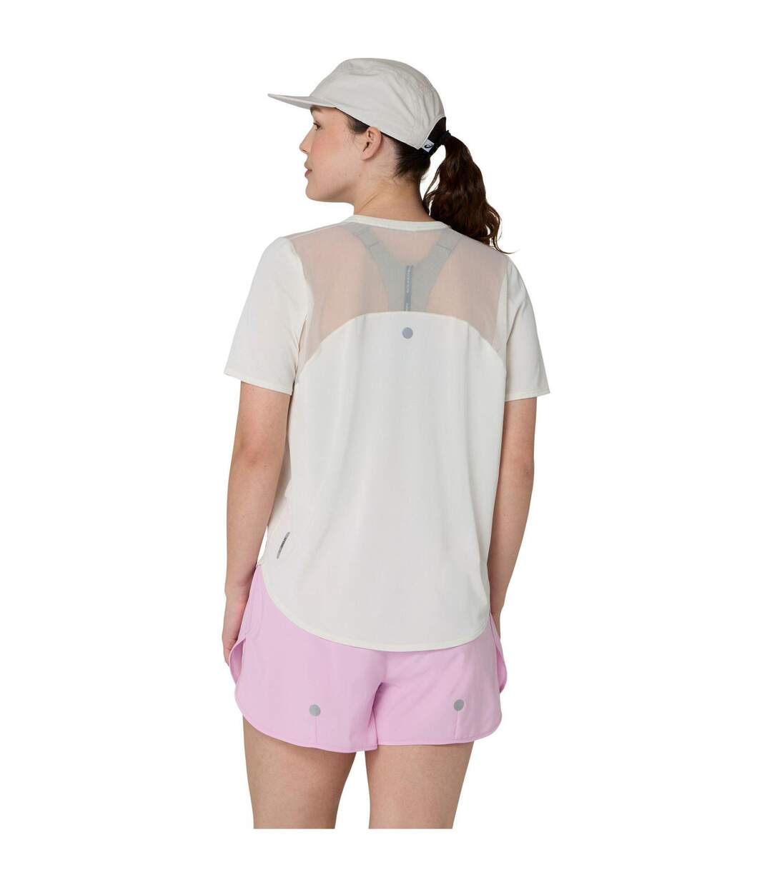 T-shirt Course À Pied Road Femme Crème Asics-2