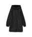 Veste imperméable noir vero moda teddy coated-1